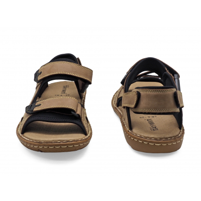 Men Sandals SKA-26 Green Khaki Nubuck
